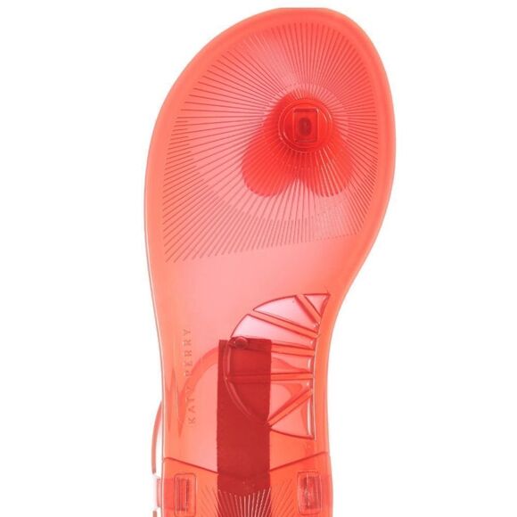 ♥️✨ NIB Katy Perry The Geli Jelly Heart Sandal - Picture 7 of 7